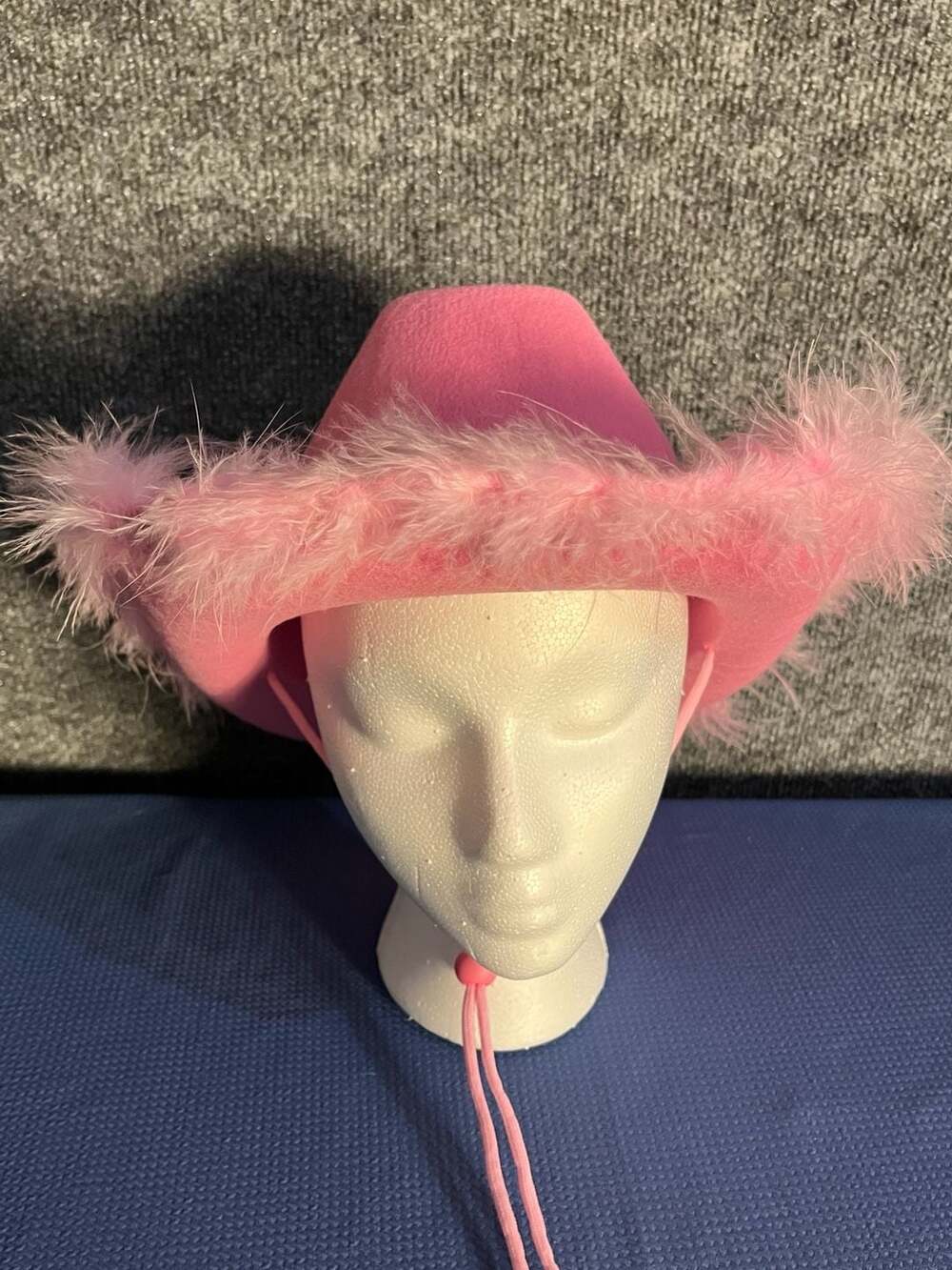 Unbranded Pink Feather Cowgirl Cowboy Hat 003-143